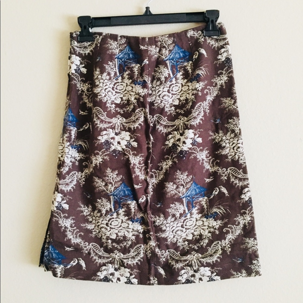 Vintage Talbots Brown Skirt - Picture 1 of 3